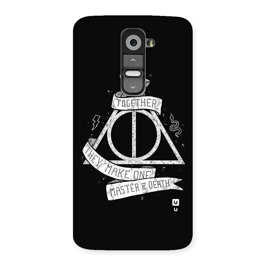 White Ribbon Back Case for LG G2