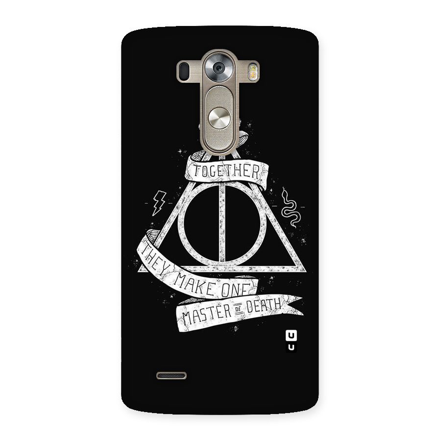 White Ribbon Back Case for LG G3
