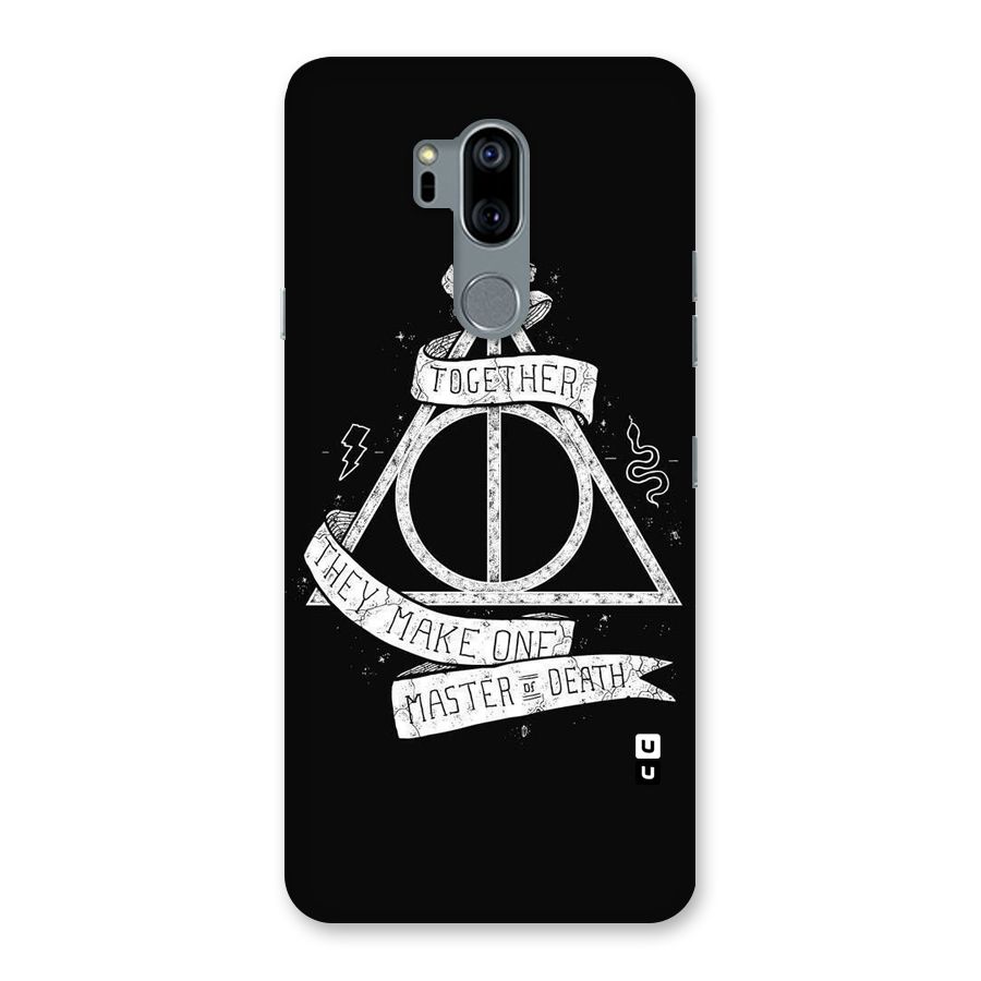 White Ribbon Back Case for LG G7