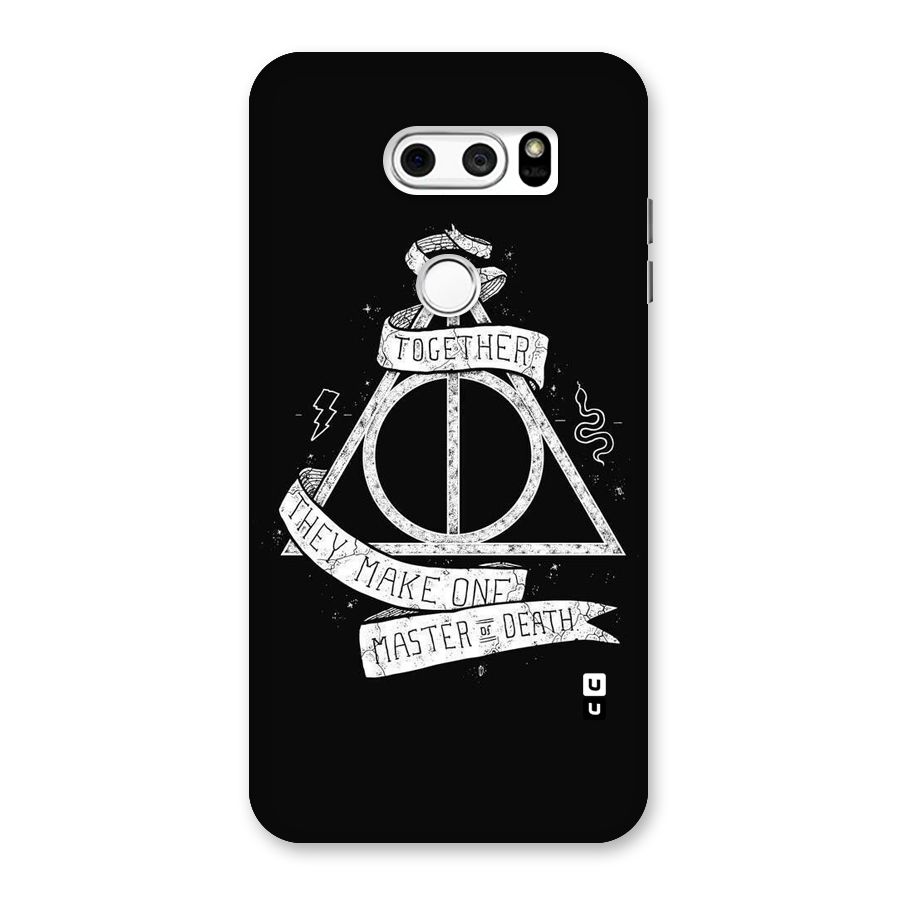 White Ribbon Back Case for LG V30