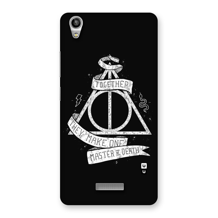 White Ribbon Back Case for Lava-Pixel-V1