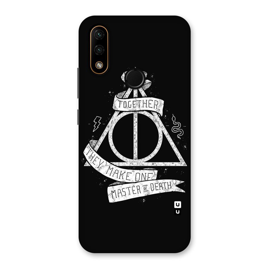 White Ribbon Back Case for Lenovo A6 Note