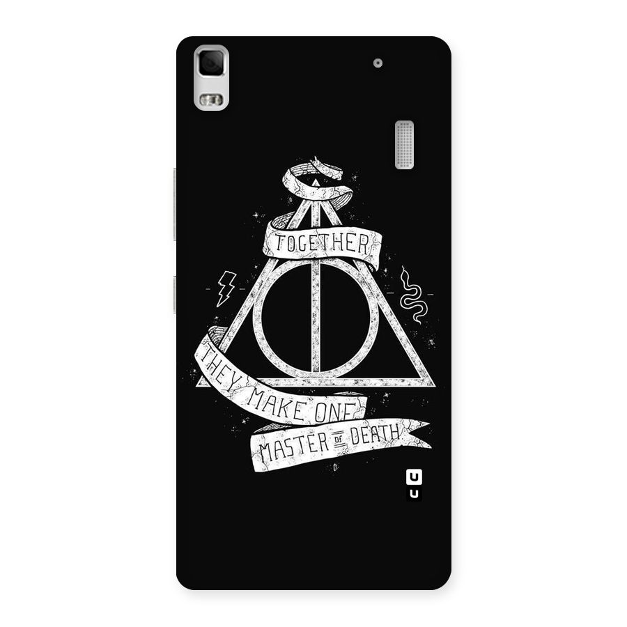 White Ribbon Back Case for Lenovo K3 Note