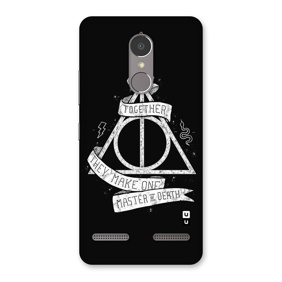 White Ribbon Back Case for Lenovo K6