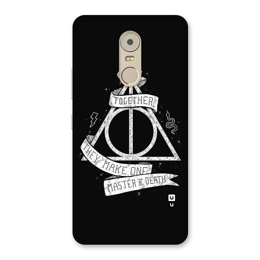 White Ribbon Back Case for Lenovo K6 Note