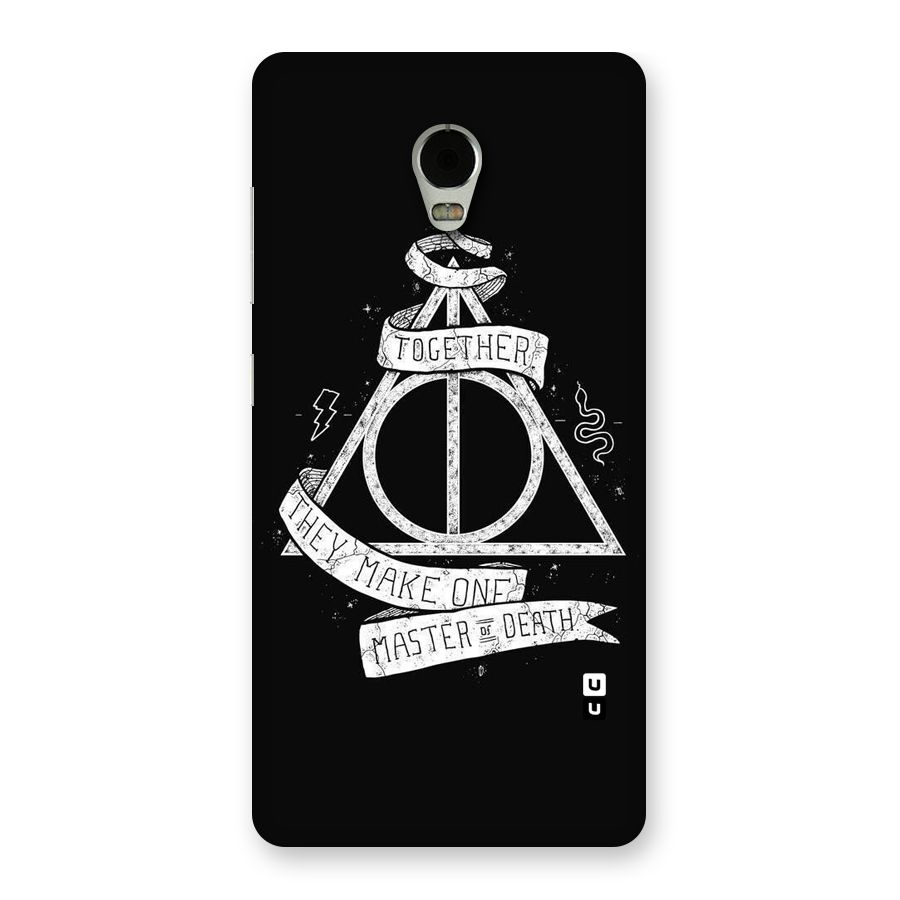 White Ribbon Back Case for Lenovo Vibe P1