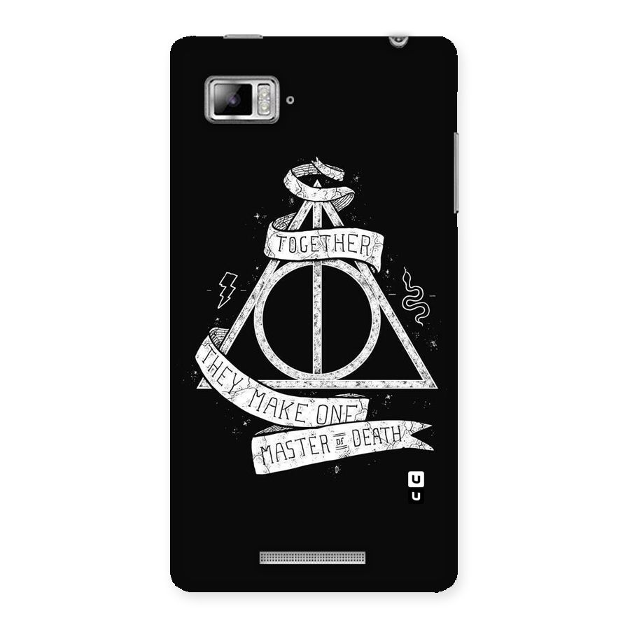 White Ribbon Back Case for Lenovo Vibe Z K910