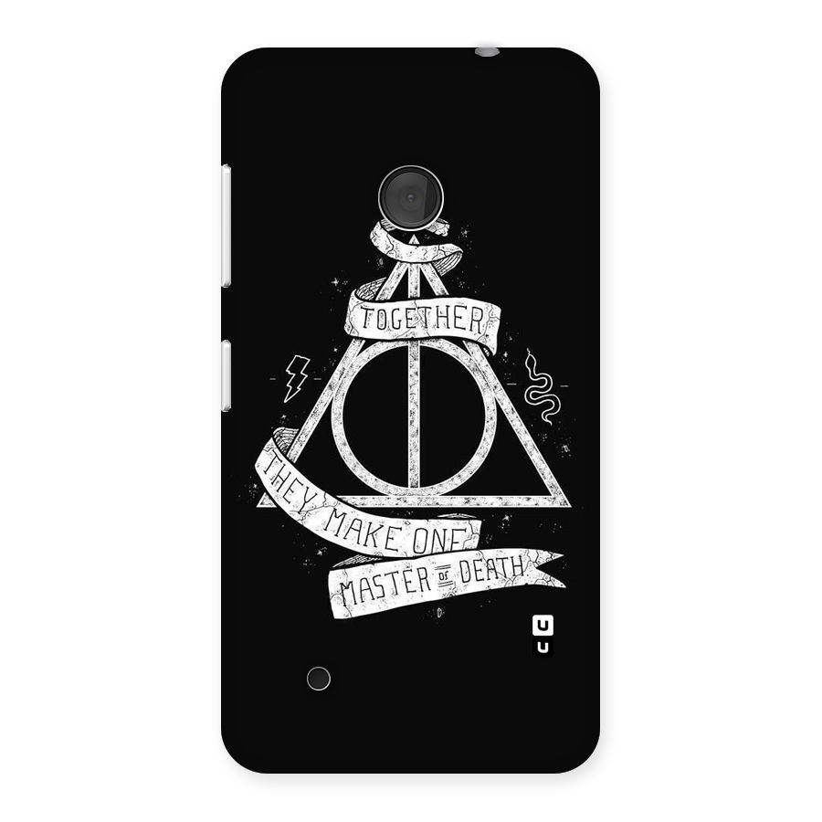 White Ribbon Back Case for Lumia 530