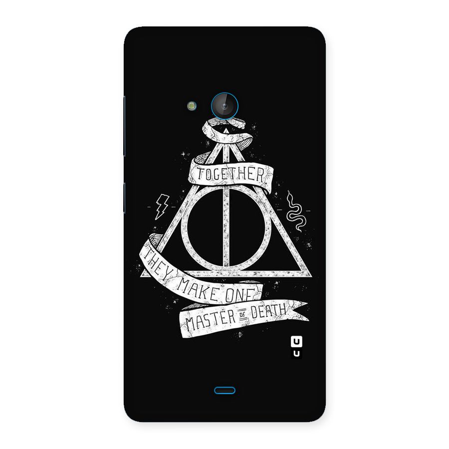 White Ribbon Back Case for Lumia 540