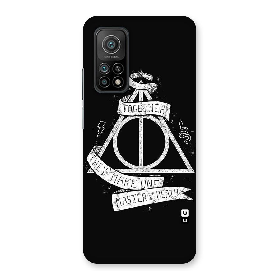 White Ribbon Back Case for Mi 10T Pro 5G