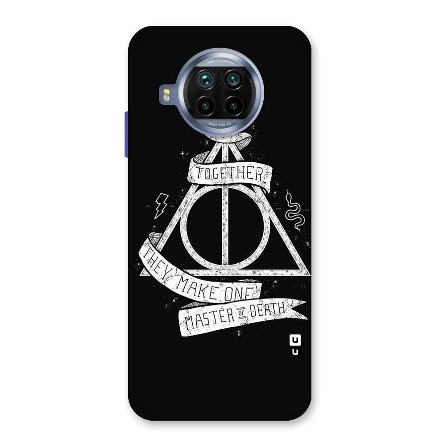 White Ribbon Back Case for Mi 10i