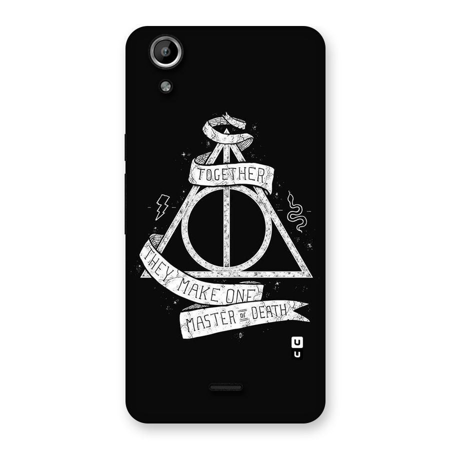 White Ribbon Back Case for Micromax Canvas Selfie Lens Q345