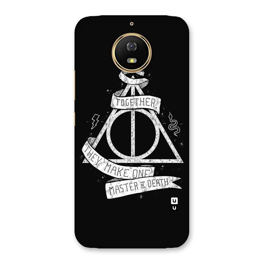 White Ribbon Back Case for Moto G5s