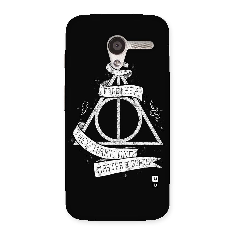 White Ribbon Back Case for Moto X