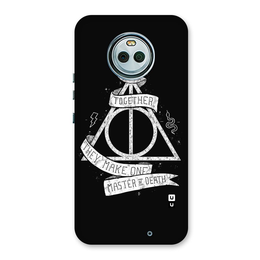White Ribbon Back Case for Moto X4