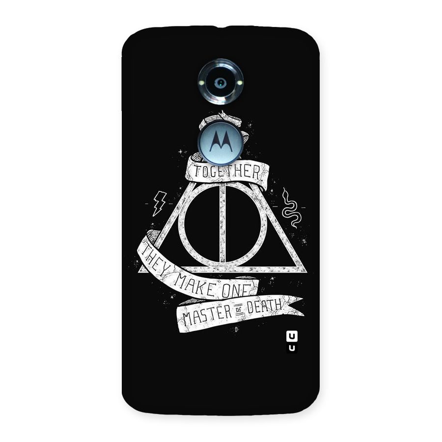 White Ribbon Back Case for Moto X 2nd Gen