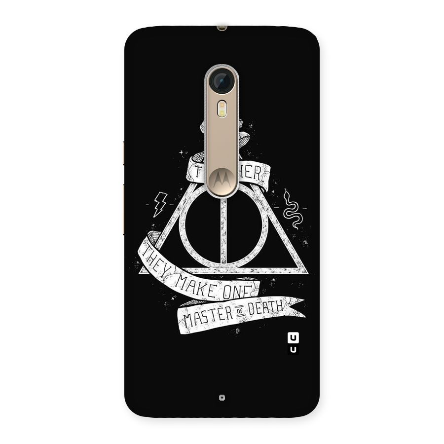White Ribbon Back Case for Motorola Moto X Style
