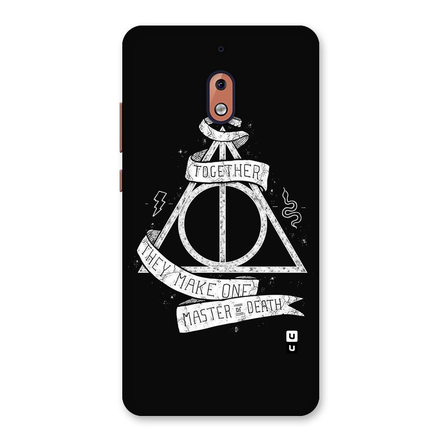 White Ribbon Back Case for Nokia 2.1