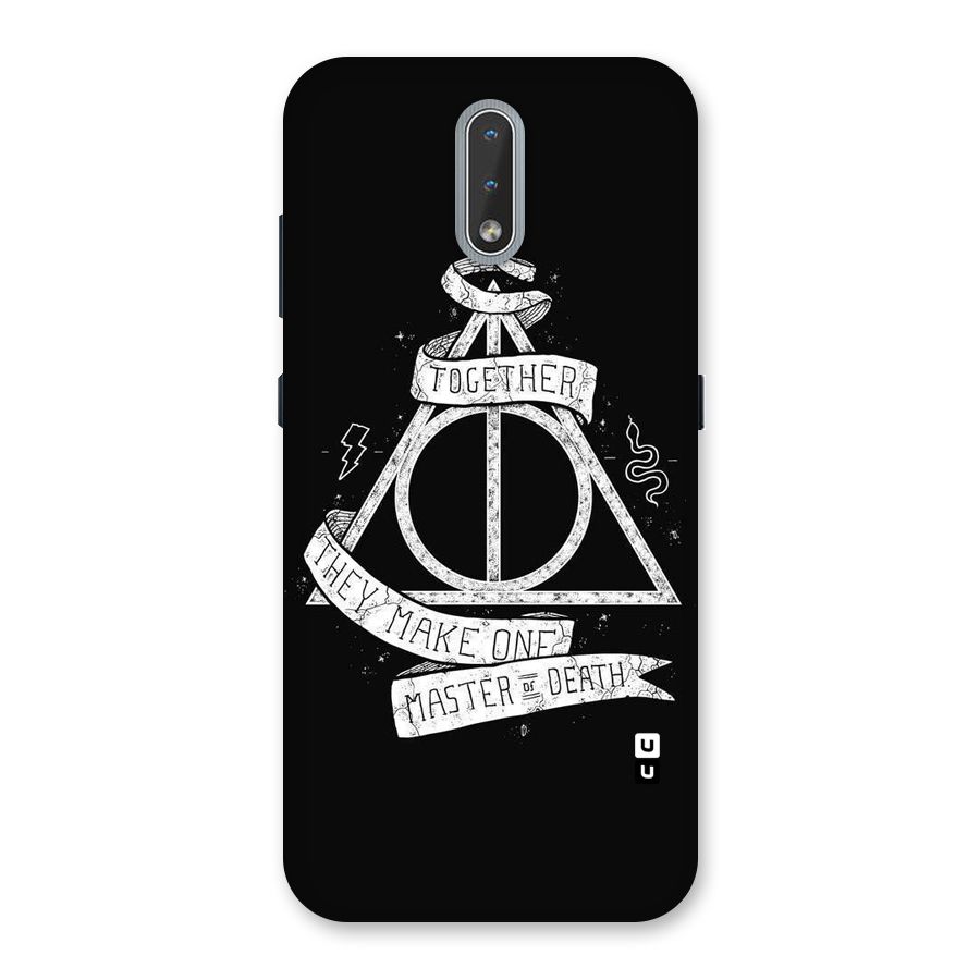 White Ribbon Back Case for Nokia 2.3