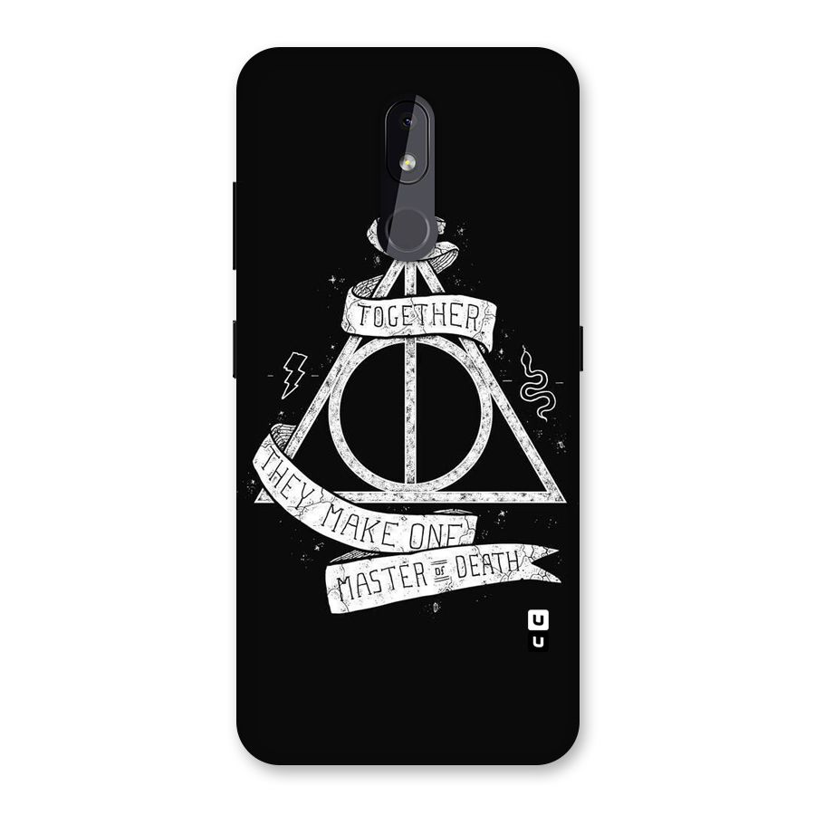 White Ribbon Back Case for Nokia 3.2