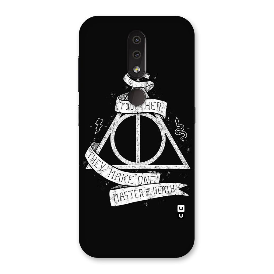 White Ribbon Back Case for Nokia 4.2
