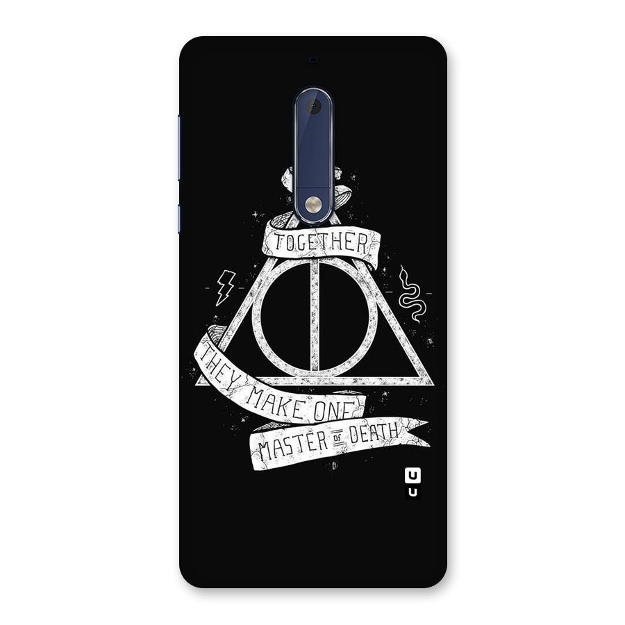 White Ribbon Back Case for Nokia 5