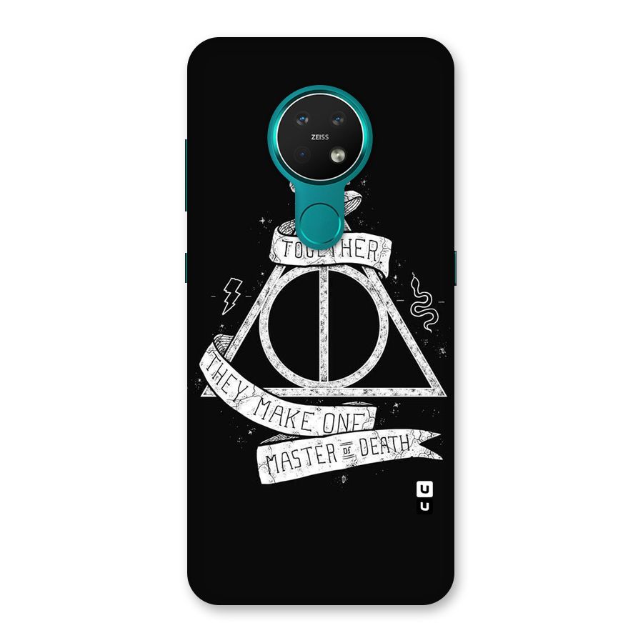 White Ribbon Back Case for Nokia 7.2