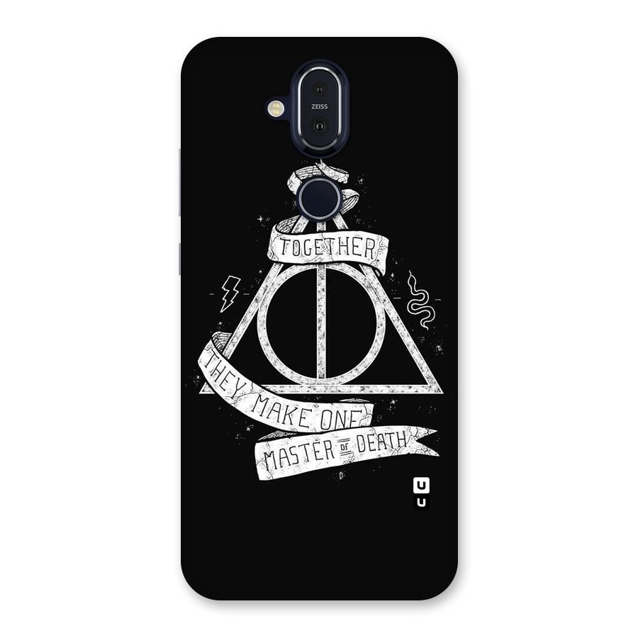 White Ribbon Back Case for Nokia 8.1