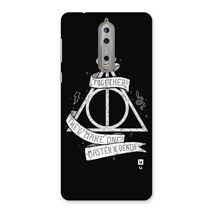 White Ribbon Back Case for Nokia 8