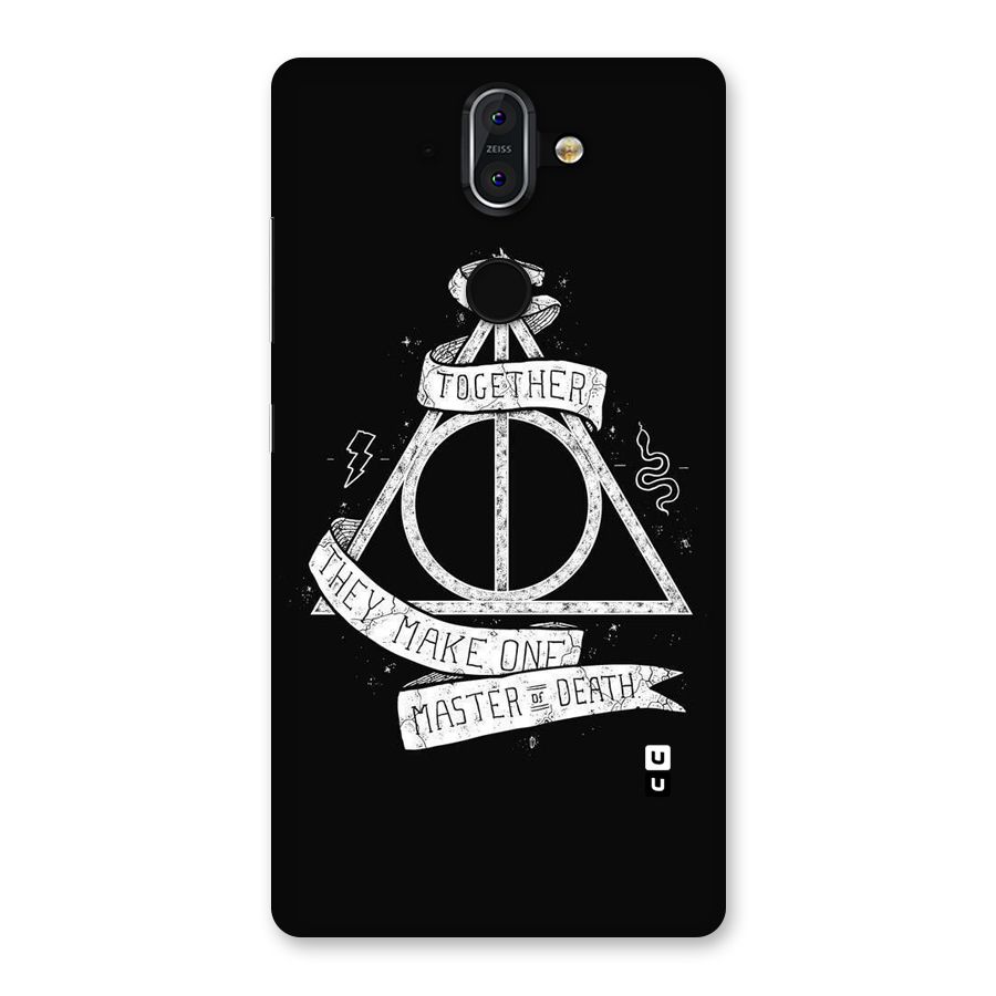 White Ribbon Back Case for Nokia 8 Sirocco