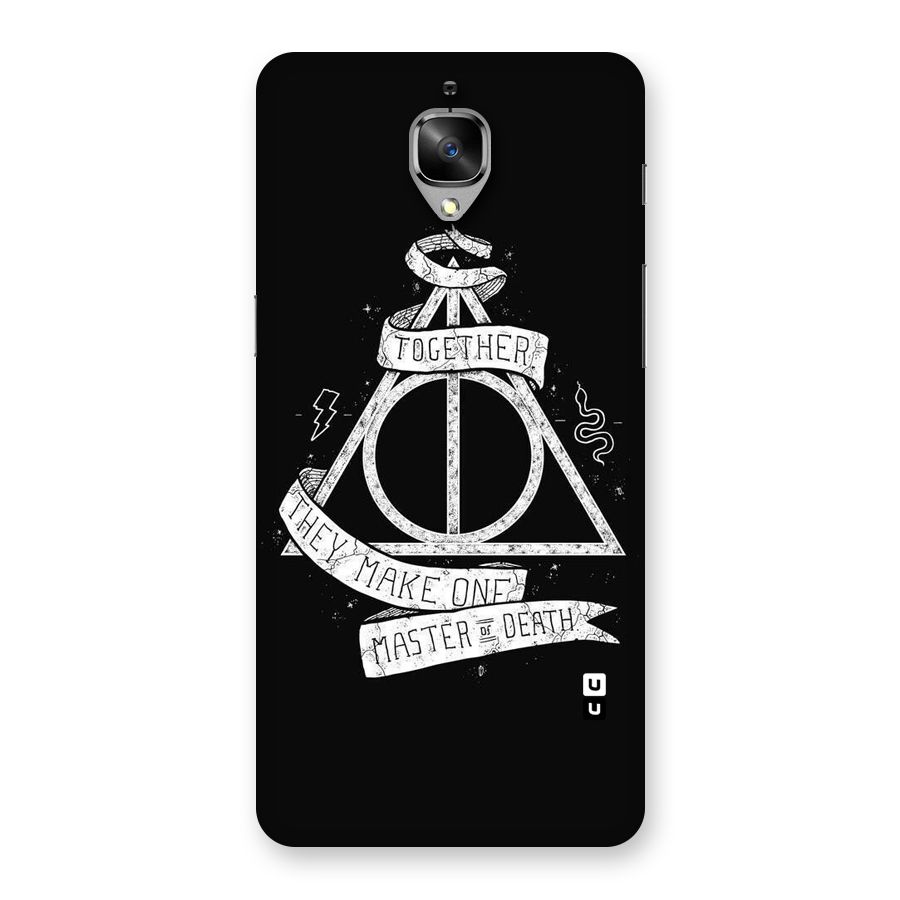 White Ribbon Back Case for OnePlus 3T