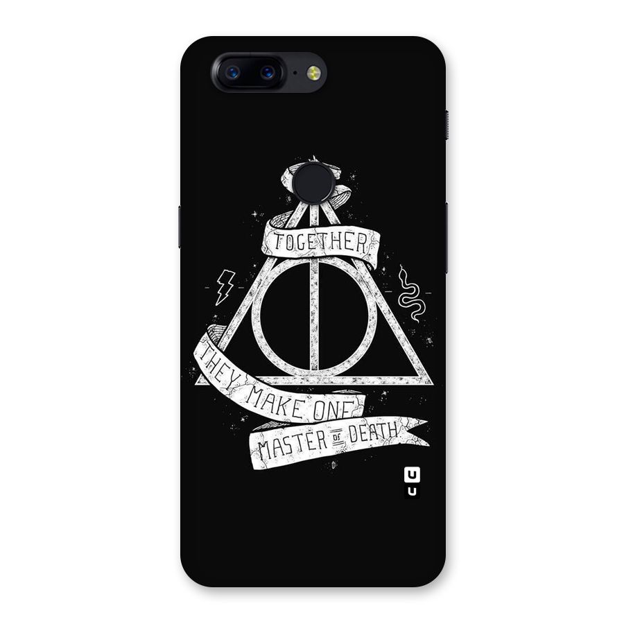 White Ribbon Back Case for OnePlus 5T