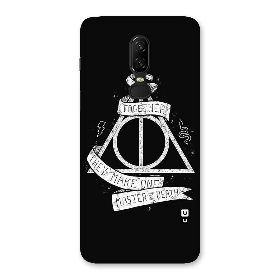 White Ribbon Back Case for OnePlus 6