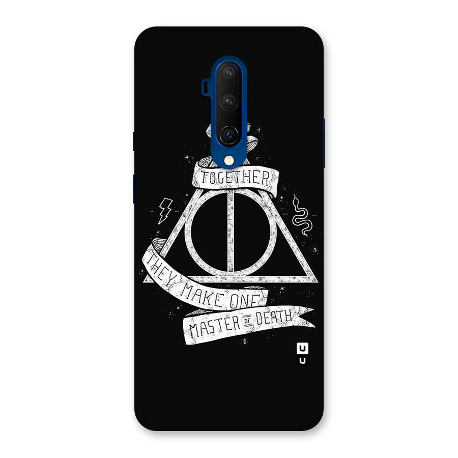 White Ribbon Back Case for OnePlus 7T Pro