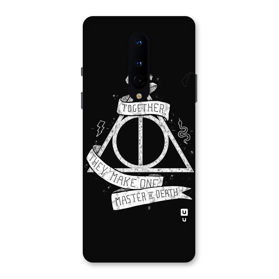 White Ribbon Back Case for OnePlus 8