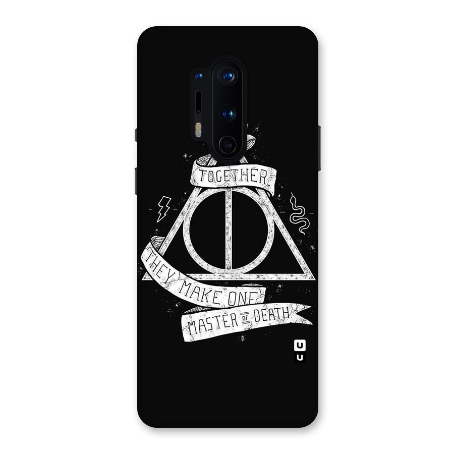 White Ribbon Back Case for OnePlus 8 Pro