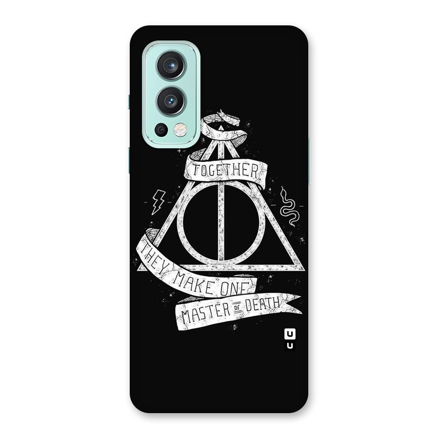 White Ribbon Back Case for OnePlus Nord 2 5G
