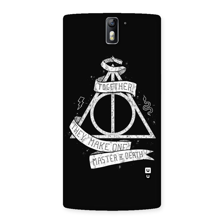 White Ribbon Back Case for One Plus One