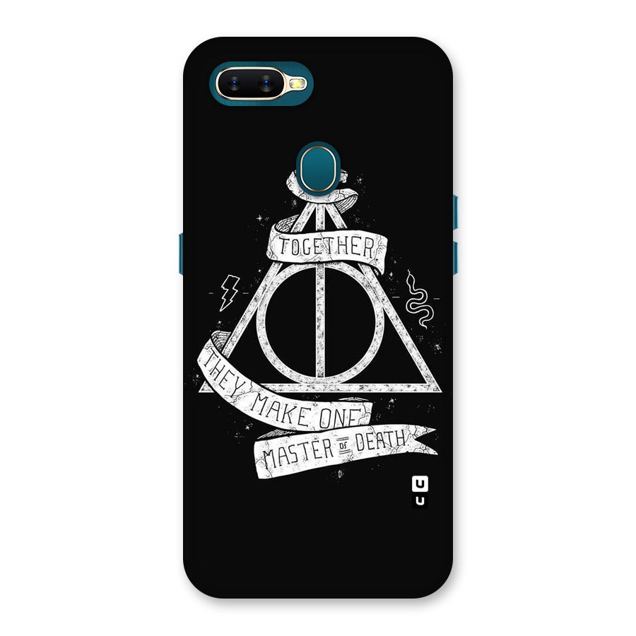 White Ribbon Back Case for Oppo A11k