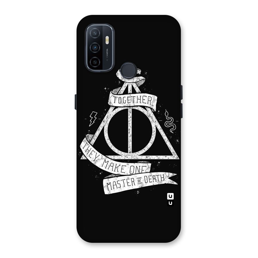 White Ribbon Back Case for Oppo A32