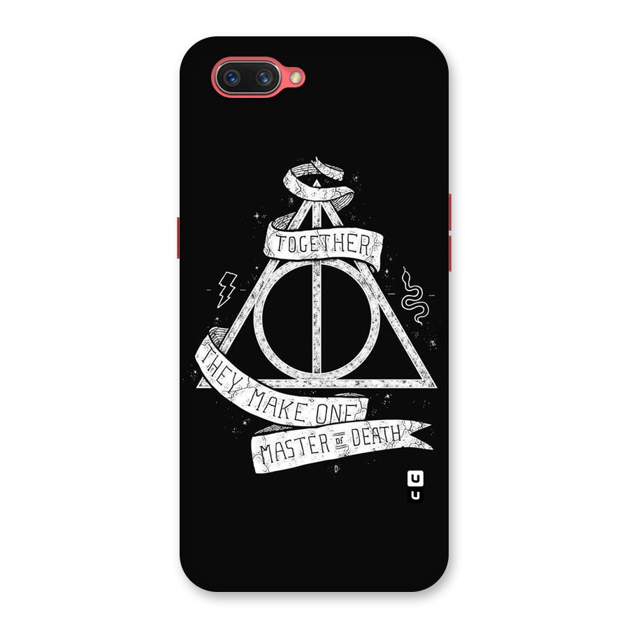 White Ribbon Back Case for Oppo A3s