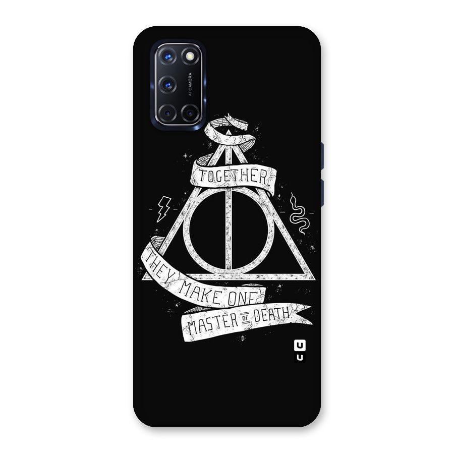 White Ribbon Back Case for Oppo A52