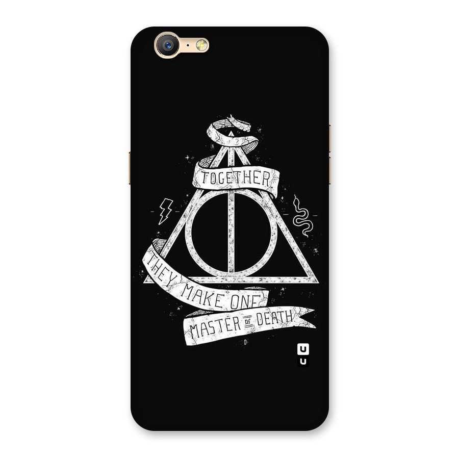 White Ribbon Back Case for Oppo A57