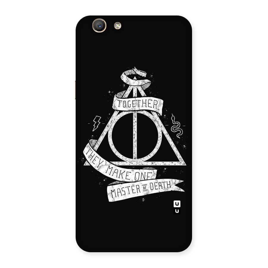 White Ribbon Back Case for Oppo A59