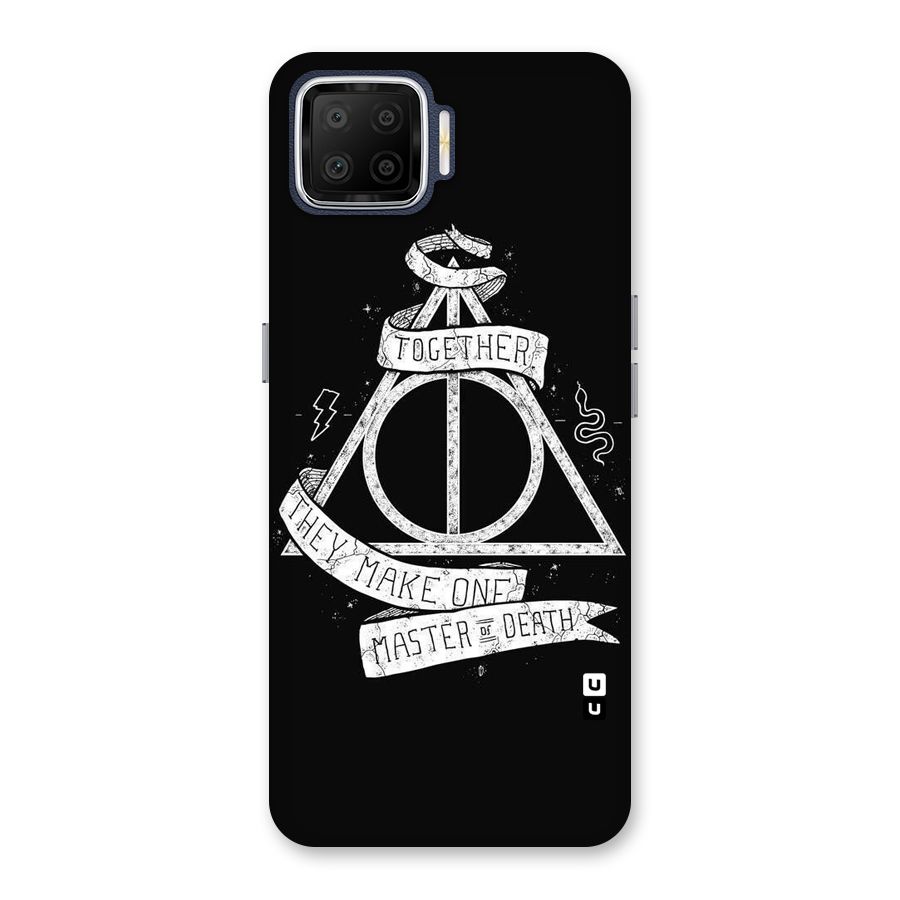 White Ribbon Back Case for Oppo F17