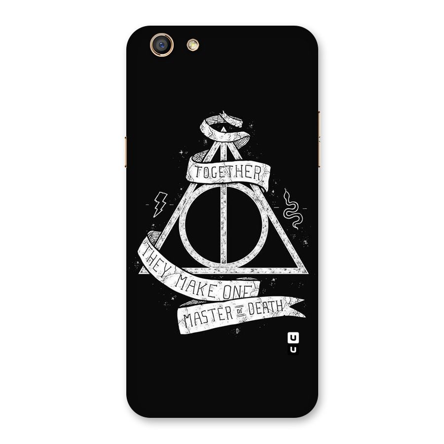 White Ribbon Back Case for Oppo F3