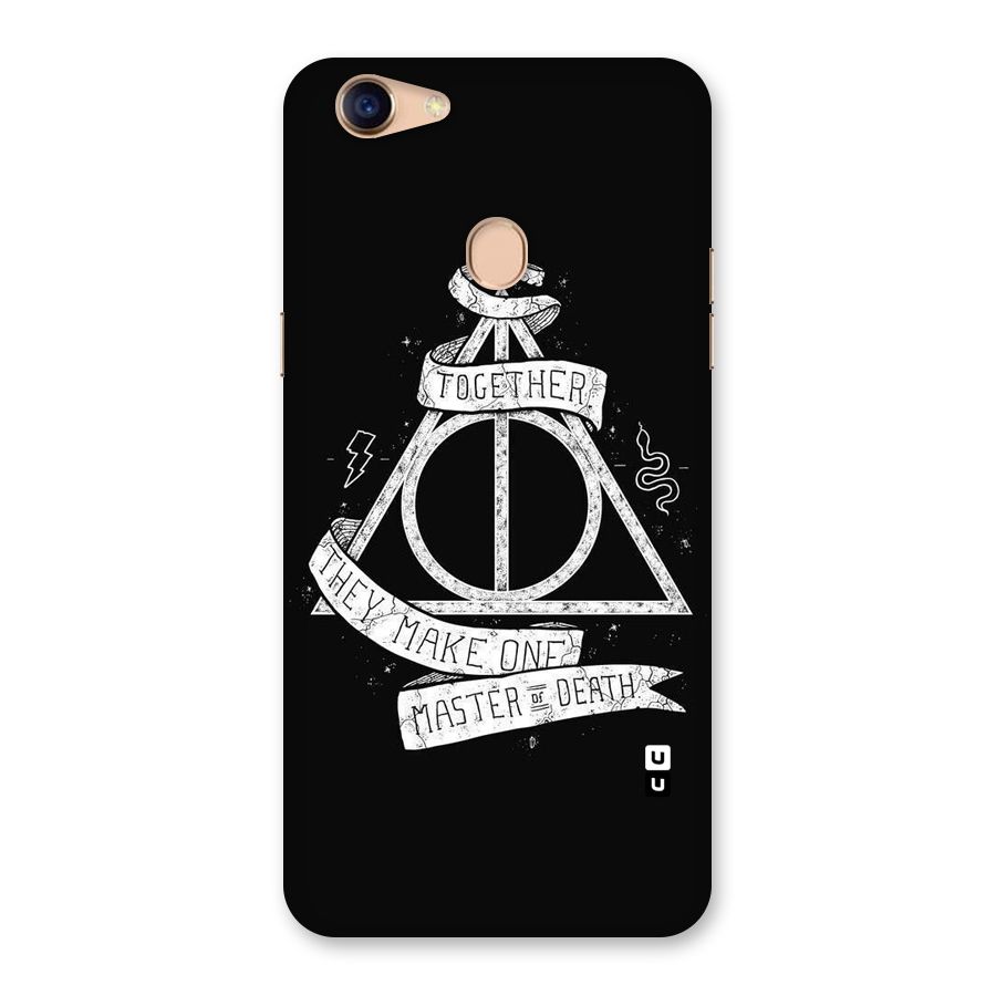White Ribbon Back Case for Oppo F5