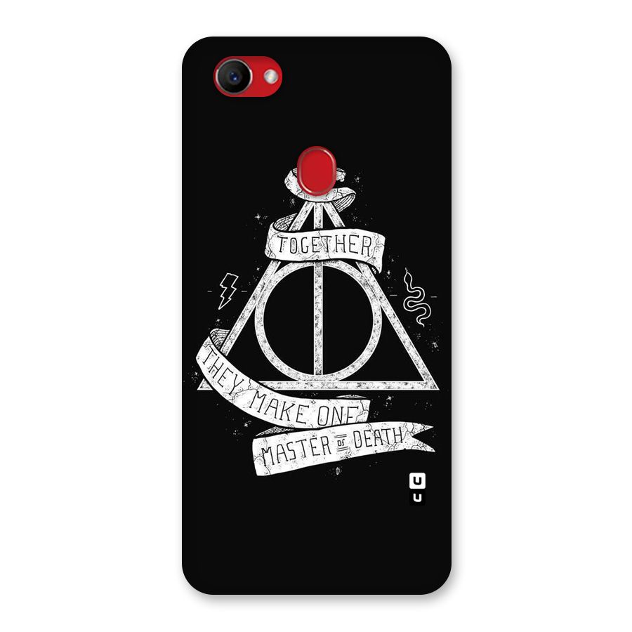 White Ribbon Back Case for Oppo F7