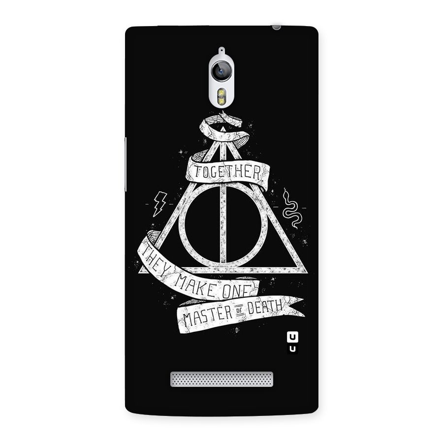 White Ribbon Back Case for Oppo Find 7