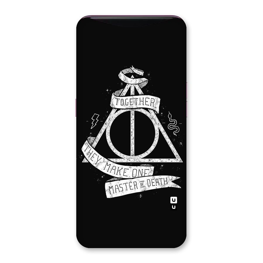 White Ribbon Back Case for Oppo Find X